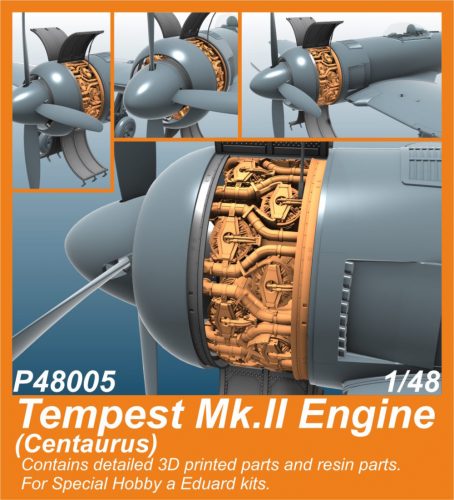 CMK - 1/48 Tempest Mk.II Engine (Centaurus) / for SH and Eduard kits