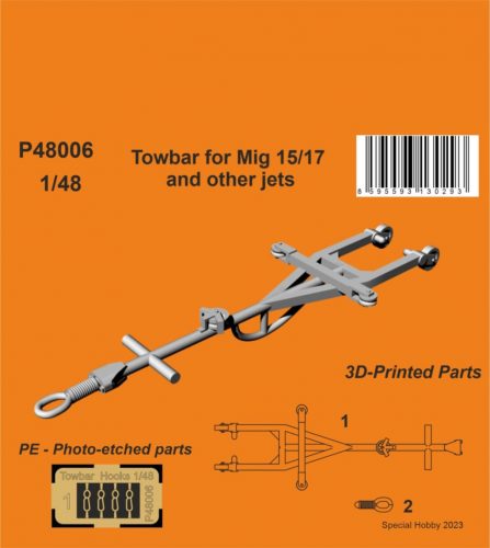 CMK - 1/48 Towbar for Mig 15/17 and other jets