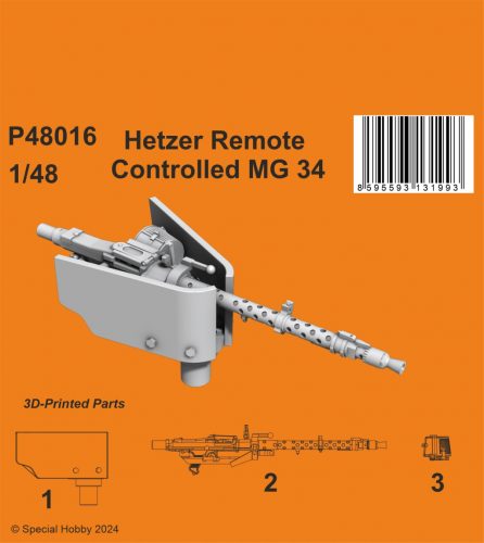 CMK - 1/48 Hetzer Remote Controlled MG 34