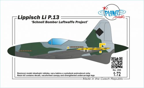 CMK - 1/72 Lippisch Li P.13 Schnell Bomber Luftwaffe Project