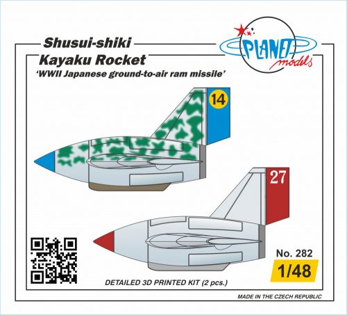 CMK - 1/48 Shusui-shiki Kayaku Rocket ‘WWII Japanese ground-to-air ram missile’ 2 pcs