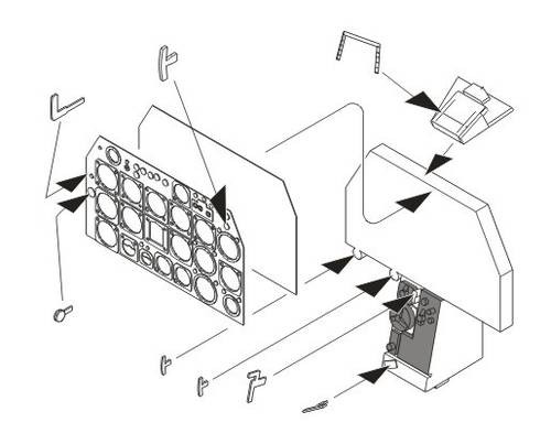 CMK - F-86F Sabre Instrument panel (HAS)