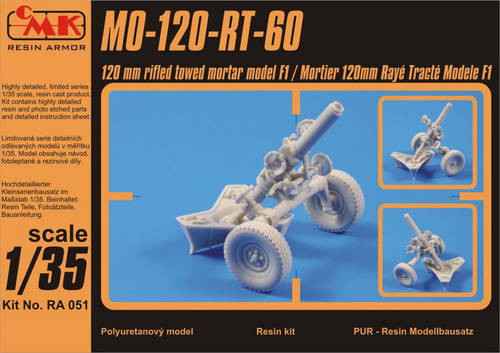 CMK - MO-120-RT-61 120 mm rifled towed mortar