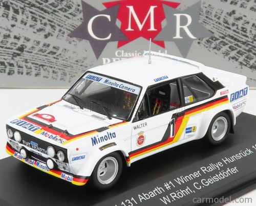 Cmr - Fiat 131 Abarth N 1 Winner Rally Hunsruck 1979 W.Rohrl - C.Geistdorfer White Red