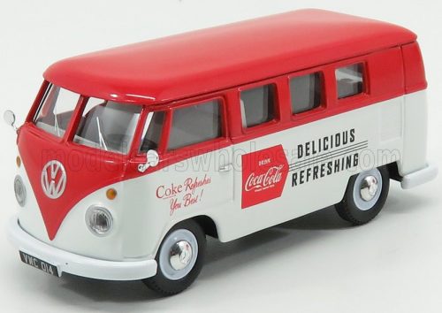 Corgi - VOLKSWAGEN T1 CAMPER VAN COCA-COLA 1961 WHITE RED