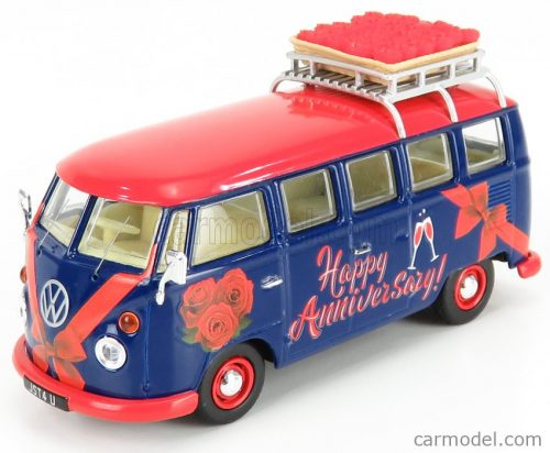 Corgi - Volkswagen T1 Minibus Happy Anniversary 1961 Blue Red