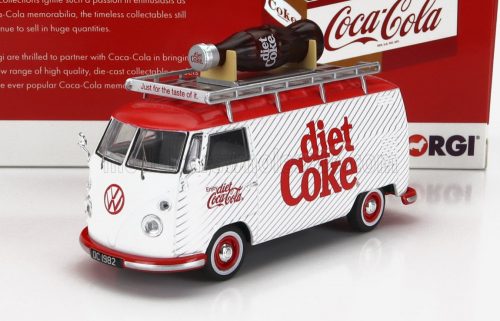 Corgi - VOLKSWAGEN T1 VAN DIET COKE COCA-COLA 1965 WHITE RED