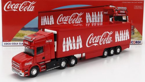 Corgi - SCANIA T480 TRUCK SEMI-FRIGO COCA-COLA 1999 RED