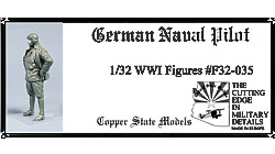 Copper State Models - 1/32 German Naval pilot