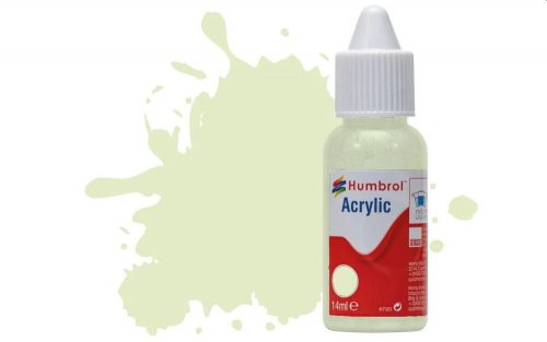 Humbrol - HUMBROL ACRYLIC DROPPER BOTTLE 14ML No.90 Beige Green (aka Sky) Matt