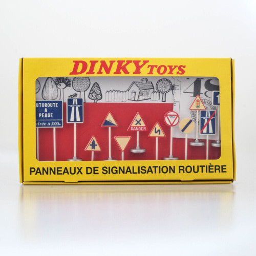 DinkyToys - Dinky Toys Car Road Signs Panneaux De Signalisation Routiere Model No.593