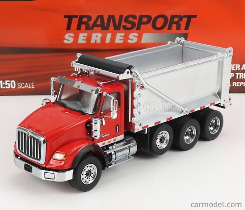 Dm-Models - International Hk620 Truck Cassone Ribaltabile 4-Assi 2010 Red