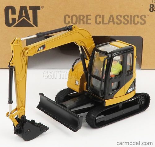 Dm-Models - Caterpillar Cat308C Cr Escavatore Cingolato - Tractor Hydraulic Mini Excavator Yellow Black