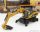 Dm-Models - Caterpillar Catm318D Escavatore Gommato - Tractor Hydraulic Excavator Scraper Yellow Black