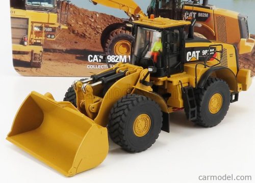 Dm-Models - Caterpillar Cat982M Ruspa Gommata - Scraper Tractor Wheel Loader Yellow Black