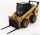 Dm-Models - Caterpillar Cat272D Ruspa Gommata - Skid Steer Loader Yellow Black