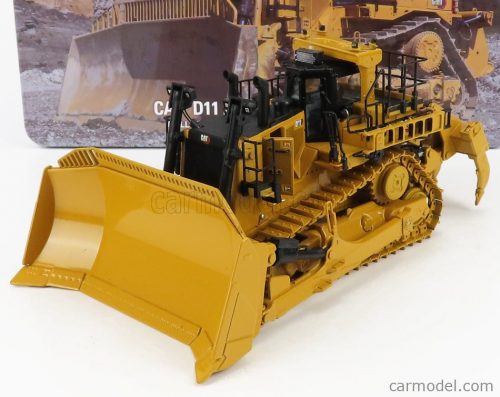 Dm-Models - Caterpillar Catd11 Dozer Ruspa Cingolata - Scraper Type Tractor Yellow Black