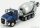 Dm-Models - Caterpillar Ct660 Betoniera Tanker Cement Mixer Truck 4-Assi 2016 Blue Met Silver