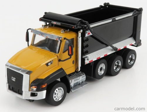 Dm-Models - Caterpillar Ct660 Cassone Ribaltabile 4-Assi 2016 - Dump Truck Yellow Black