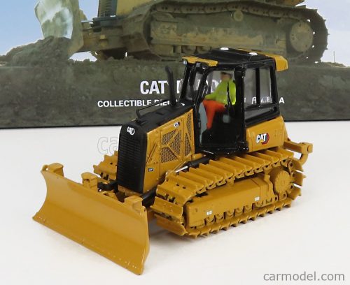 Dm-Models - Caterpillar Catd3 Dozer Ruspa Cingolata - Scraper Type Tractor Yellow Black