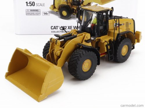 Dm-Models - Caterpillar Cat982Xe Ruspa Gommata - Scraper Tractor Wheel Loader Yellow Black