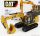 Dm-Models - Caterpillar Cat320F L Escavatore Cingolato - Tractor Hydraulic Excavator Yellow Black