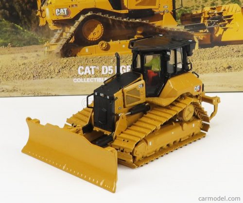 Dm-Models - Caterpillar Catd5 Lgp Vpat Dozer Ruspa Cingolata - Scraper Type Tractor Yellow Black