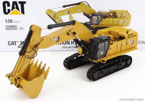 Dm-Models - Caterpillar Cat395 Escavatore Cingolato - Tractor Next Generation Hydraulic Excavator Scraper - Mass Excavator Version Yellow Black