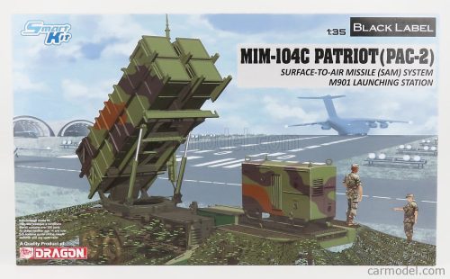 Dragon Armor - Accessories Mim-104C Patriot Pac-2 Surface To Air Missile System M901 Launching Station Military