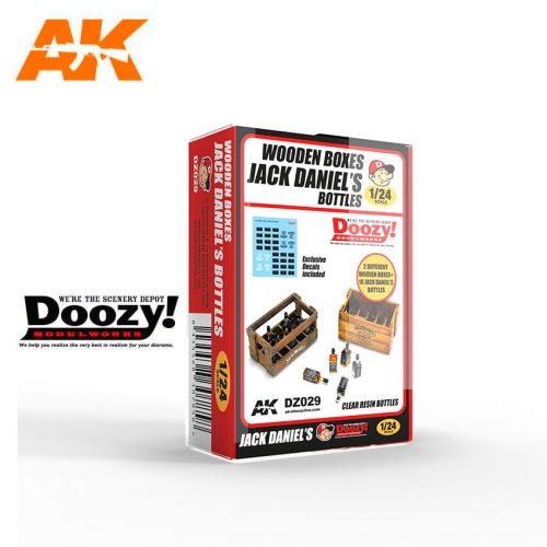 AK-Interactive  - Wooden Boxes Jack Daniel S Bottles