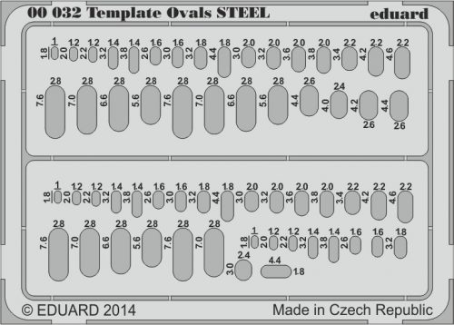 Eduard - Template Ovls Steel for Tool