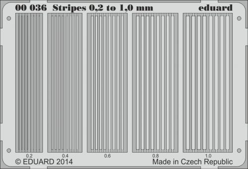 Eduard - Stripes 0.2 to 1mm