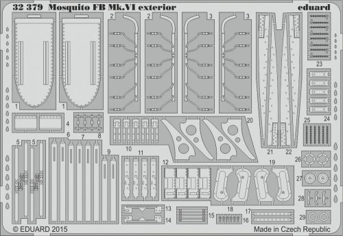 Eduard - Mosquito Mk.VI Exterior for Tamiya