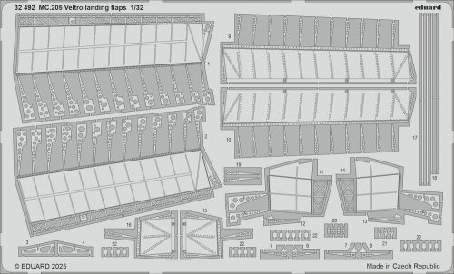 Eduard - MC.205 Veltro landing flaps  ITALERI