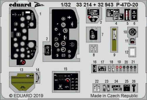 Eduard - P-47D-20 Interior for Trumpeter