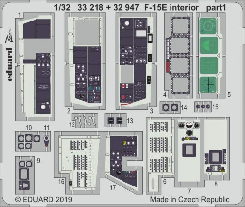 Eduard - F-15E Interior for Tamiya