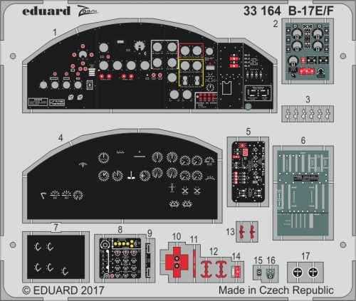 Eduard - B-17E/F for Hk Model