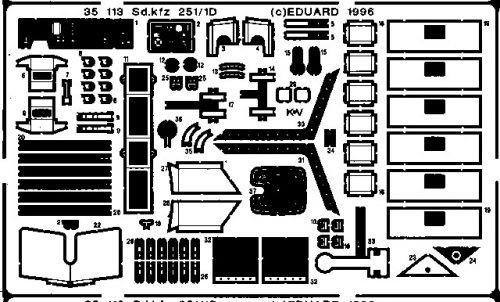 Eduard - Sd.Kfz. 251/1 Ausfor D Detail