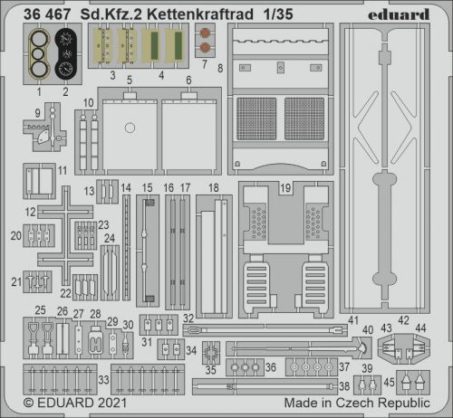 Eduard - Sd.Kfz.2 Kettenkraftrad 1/35 For Tamiya