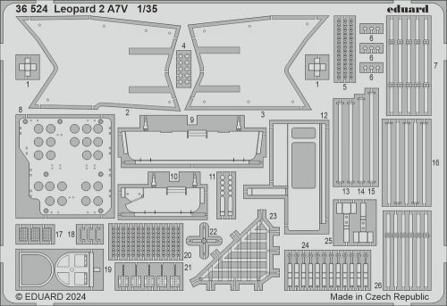 Eduard - Leopard 2 A7V  TAMIYA