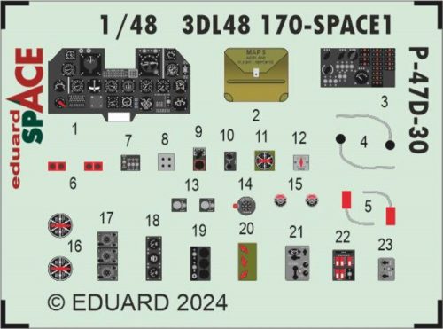 Eduard - P-47D-30 SPACE 1/48 MINIART