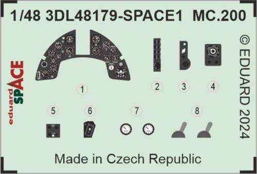 Eduard Accessories - MC.200 SPACE  ITALERI