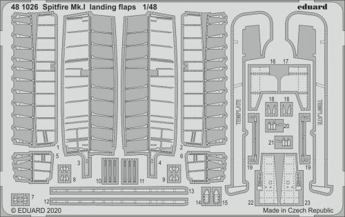 Eduard - Spitfire Mk.I landing flaps for Eduard