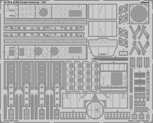 Eduard - B-26K Invader bomb bay for ICM