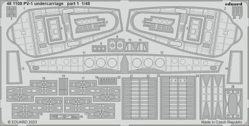 Eduard - PV-1 undercarriage 1/48 ACADEMY