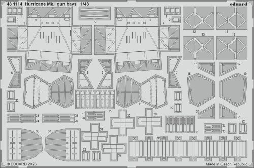 Eduard - Hurricane Mk.I gun bays 1/48 HOBBY BOSS