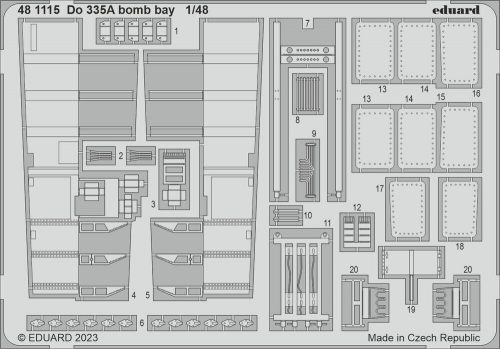 Eduard - Do 335A bomb bay 1/48 TAMIYA