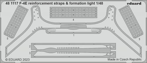 Eduard - F-4E reinforcement straps & formation lights 1/48 MENG