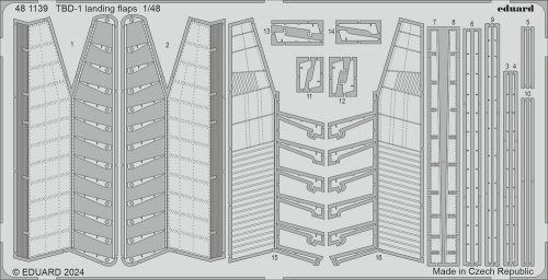 Eduard - TBD-1 landing flaps  HOBBY BOSS