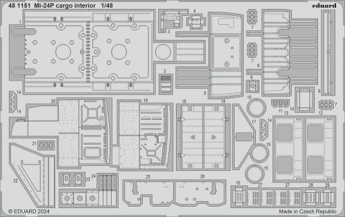 Eduard - Mi-24P cargo interior